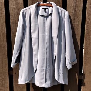 Blue/Grey blazer with pockets